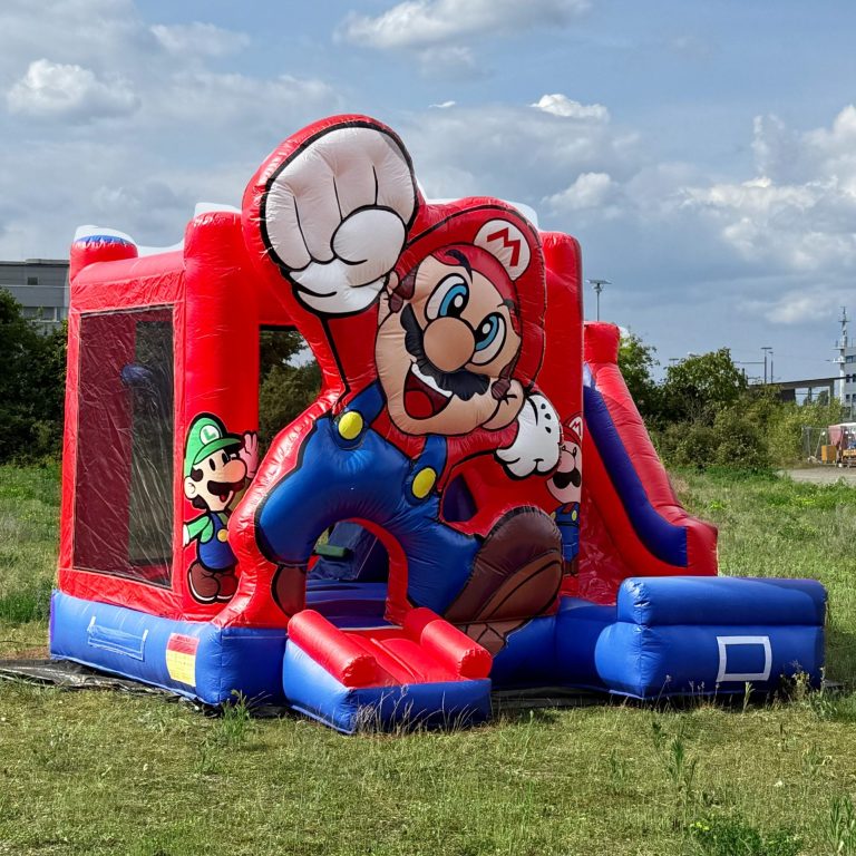 Hoppemario Hüpfburg mit Mario